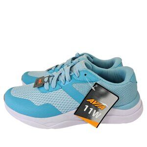 NWT Avia Womens Sneaker Comfort Shoes Light Blue Mesh Lightweight Arch Support